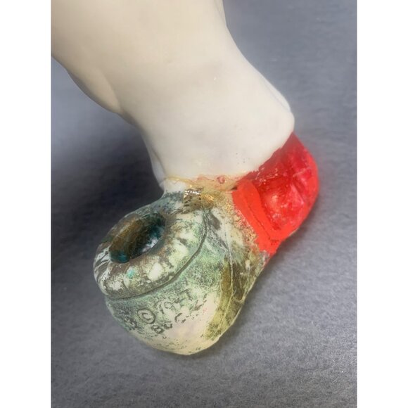 Vintage 1977 B & C Chalkware Choir Boy Candle Holders Set of 2 - Picture 10 of 14